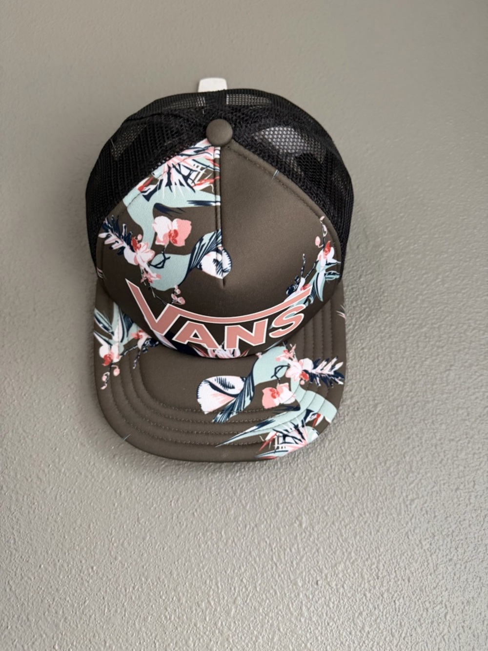 Adult Vans Floral Trucker hate